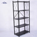 Living Room 3-Tier Standing Type Modern Black Iron Multifunction Storage Rack for Pots