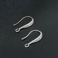 Weiman Zircon Hooks Earring Extenders Trendy Opened Ring Design Gold Silver Plated for Weddings Parties and Gifts
