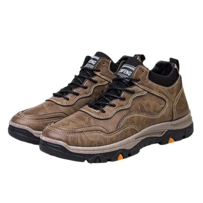Warm Boots Shoes Wholesale OEM Waterproof Climbing Shoes Men Hiking Winter Outdoor Working Men Shoes