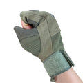 HOT SALE Hand Protection for Outdoor Activities Green Comfortable Half-finger  Sports Riding Gloves