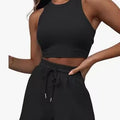 Womens 2 Piece Outfits Lounge Matching Sets Two Piece Linen Shorts Spring Tops Trendy Clothes Summer Vacation