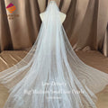 Low Density French Mesh Tulle Fabric Nylon Net Fabric White Handmade Embroidery Beaded Fabric With Pearls for Wedding Dress Veil