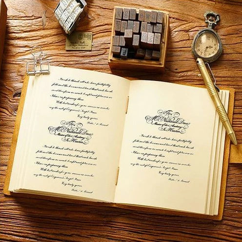 Vintage Cowhide Leather Manual Sketchbook Painting Craft Paper Creative Notebook Refillable Genuine Leather Notebook