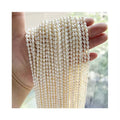 4 mm Rice Shape Mini Natural Pearls Wholesale Freshwater Loose Pearl Strandmini Freshwater Pearls-AA Grade 3.8-4.2 mm