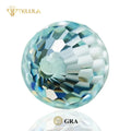 Custom Yellow Round Melee Moissanite Stones With Round Cut Mossanite Beads for Women