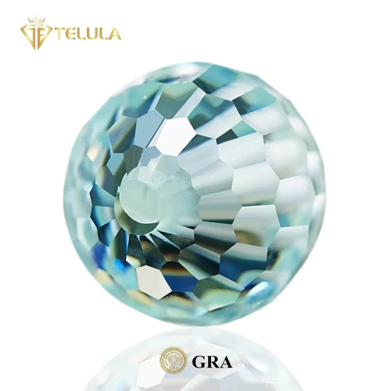 Custom Yellow Round Melee Moissanite Stones With Round Cut Mossanite Beads for Women