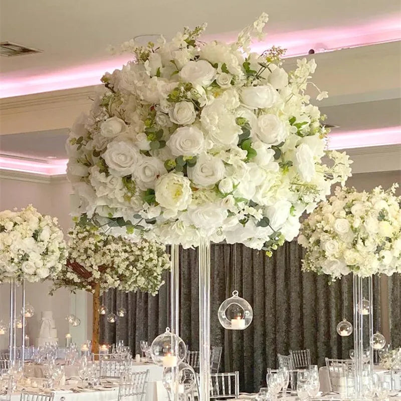 Factory Supply Wedding Decorations Decorative Flowers Supplies Wholesale Silk Flowers Ball