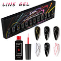 12pcs/set Nail Art Liner Gel Polish Kit Paint Liner Gel Liner Nail Art Set Gel Polish
