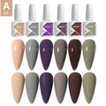 JTING Professional Nail Product Gel Supplier Wholesale Customize Nail Polish Uv Led Gel 6colors Set OEM Private Label Gel Bottle