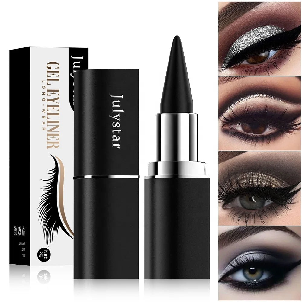 Wholesale New Matte Eyeliner Stick Long-Lasting Waterproof Quick Dry Eyeliner Cream for Eyes Low MOQ Chemical Ingredients