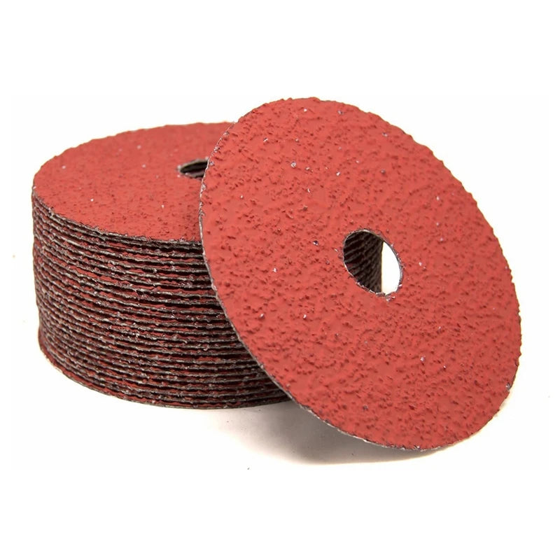 Pexmientas Abrasive 5inch 125mm P60 Ceramic Resin Fiber Disc Grinding Sanding Discs  Fiber Sandpaper Disc Sand Fiber Disc