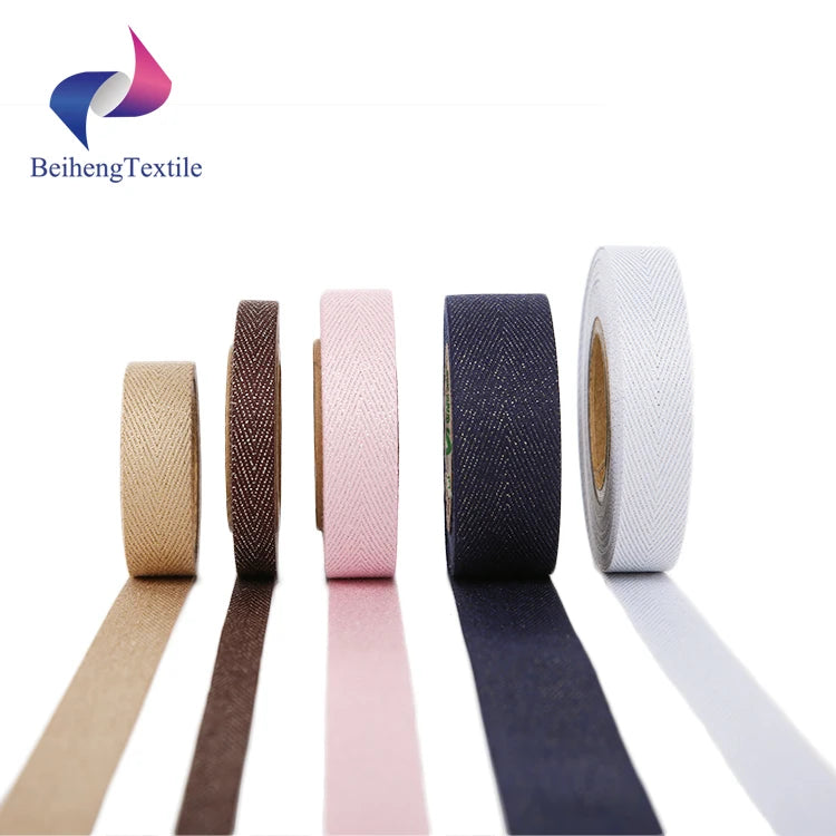 Firm Color Embellishments Grosgrain Chevron Gold Purl Twill Glitter Ribbon 1.5