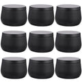 Wholesale 4oz Rose Gold Tins Round Decorative Gift Empty Tin Can Jars