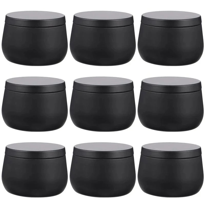 Wholesale 4oz Rose Gold Tins Round Decorative Gift Empty Tin Can Jars