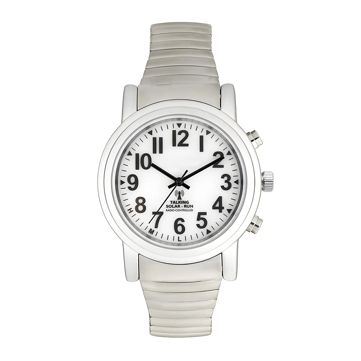 Atomic Talking Watch With Days Time Date Loud Alarm Watch for Visually Impaired and Blind People