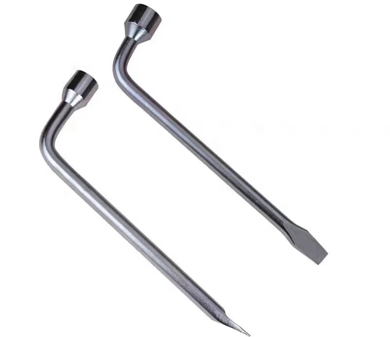 L Type Universal Socket Wrench with Crowbar (Screwdriver) Hand Tools in Carbon Steel Metric System OEM Customizable