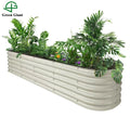 Huizhou Green Giant 17"Tall 9 in 1 Raised Garden Bed Galvanized Metal Planter for Vegetable Flower Herb
