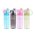 New Arrival Shop BPA Free Button Mist Spray Drinking Bottle Portable Atomizing Professional Sports Dual-use Bottle