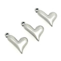 Handmade Designs Stainless Steel Love Heart Charm Pendant Jewelry Making Accessories & Components