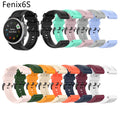 Forwelleny Factory Selling Pure Color  Rubber Soft Breathable TPU Sport Watch Strap for Garmin
