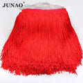 JUNAO Big Cotton Thread Fabric Tassel DIY Pendant Dancing Clothes Making Fringe Trim Craft Tassels Sewing Accessories