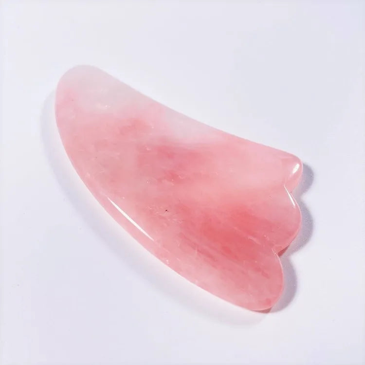 Huiying Cheap Best Sell Jade Massage Facial Gua Sha Tool Rose Quartz Claw
