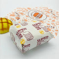 Sack Kraft Wrapping Liner Sandwich Hot Dog Burger Wrap Paper