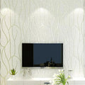 European Style 3D TV Background Wallpaper Floral Minimalist Modern Stripe Waterproof Non-Woven Fabric for Bedroom Living Room
