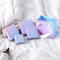 Wholesale Cheap Necklace Box Pink Blue Gradient Bridesmaids Jewelry Box for Packaging Jewelry
