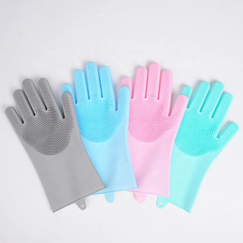 High-Quality Best Seller Pet Cleaning Products Silicone Cat Dog Logve Pet Washing Bath Gloves