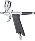 BT-166AK Copper Dual-Action Gravity Feed Airbrush Paint Spray Gun (Pistol Style 2cc/5cc/13cc 3 Cups)
