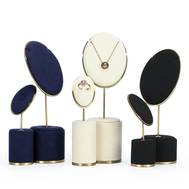 SKQ Jewelry Display Stand Necklace Jewelry Display Microfiber Wholesale Jewelry Display