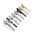 Hot Sale Colorful 8 PCS Brass Tie Clips Set for Men's Necktie-Gift for Wedding & Engagement