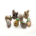 Artificial Small Stone Resin Craft Rockery Landscape Garden Miniature Sculpture StatueDecor for Aquarium Fish Tank Fountain