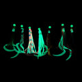 Soft Plastic Trolling Soft Sea Fishing Lures Using Octopus Skirts Luminous Squids Skirt