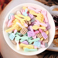 Mini Cartoon Fork Scoop Flatback Resin Charms Cabochons for Slime Handmade Children DIY Dinnerware Mobile Phone Craft