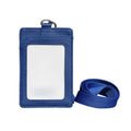 Wholesale Custom Fashion PU Leather ID Card Holder with Lanyard Stylish Personalized Accessory
