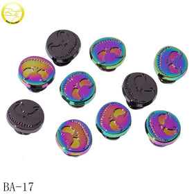 Wholesale Handmade Bags Chicago Screw rainbow Carton logo Purse Metal Rivets Studs for Leather Hardware