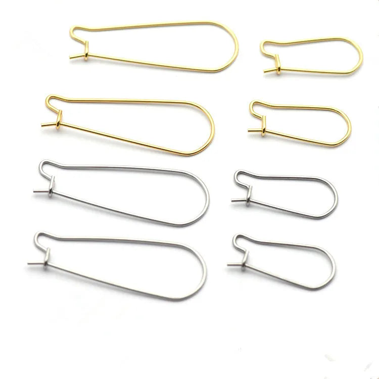 French Ear Wire Hook 200pcs DIY Jewelry Making Settings Base Accessories Jewelry Making Components & Supplies for Earrings