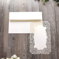 Factory Production Blank Printing Laser Engraving Hollow Pattern Paper Acrylic Greeting Card Laser Cut Card