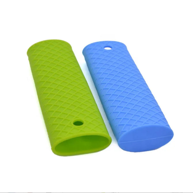 Custom Soft Silica Gel Heat-Resistant Anti-Slip Silicone Pot Handle Insulation Cover for Kitchen