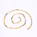 3.0mm Stainless Steel Ingot Chain Stacked Chain Link Necklace