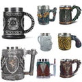 Wholesale Knight Templar Tankard M01 Medieval Retro Germany Italy Dynasty Antique Mug Stainless Whiskey Mug Stuff