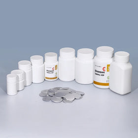 HDPE 200ml White Plastic Bottles for Vitamin Pill Calcium Tablets Capsule With Highly Sealed