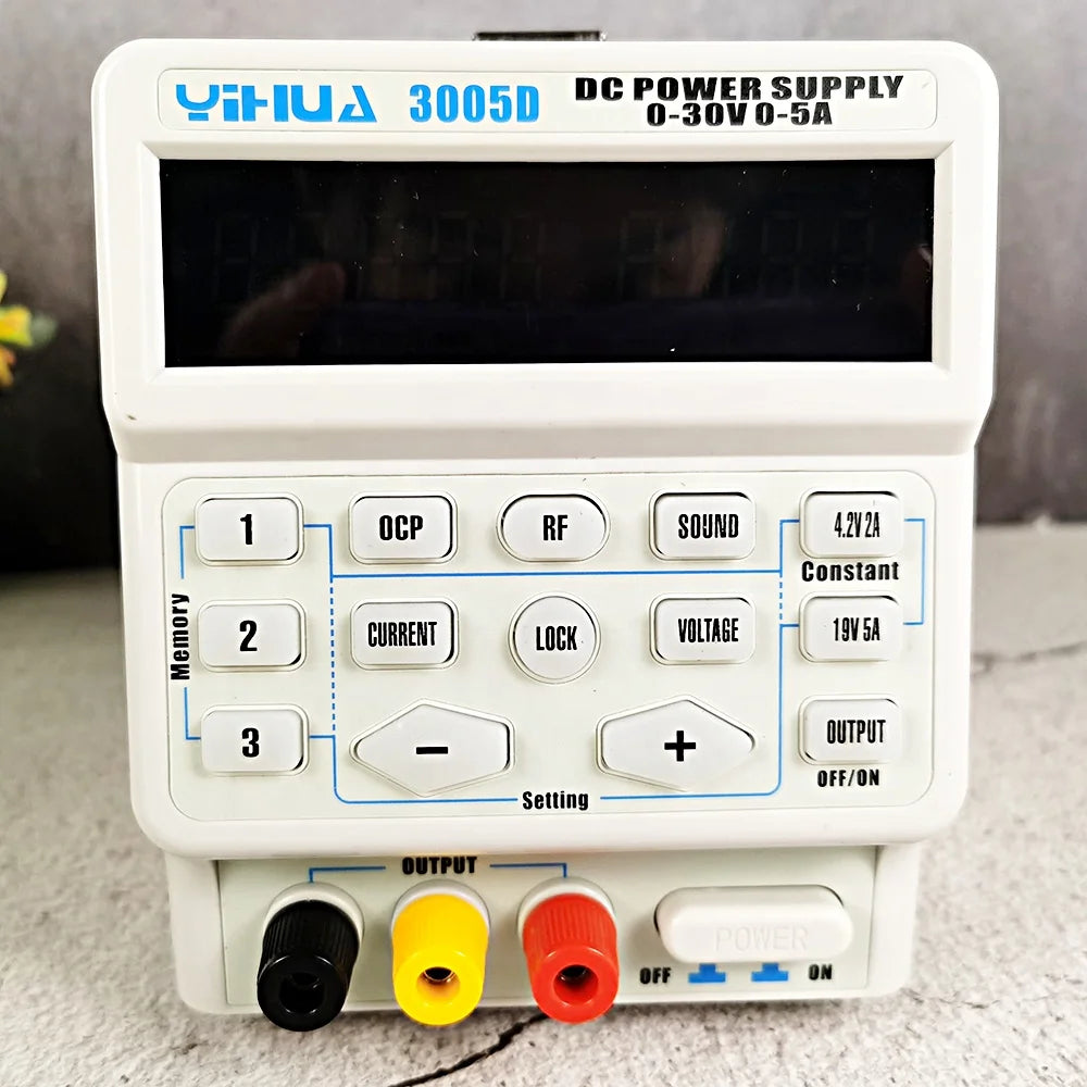 YIHUA 150W 3005D 5A 30V DC Power Supply New Condition Adjustable Laboratory Digital Program-Controlled Switching Power Supply