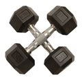 Hot Selling 1kg to 50kg Steel Gym Dumbbells Set Wholesale Cheap Rubber Hex Dumbbell Mancuerna Fitness Strength Training