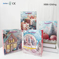 Premium Return Stock Promotion Hot Bolsas Happy Mobile Customised Glassine Gift Cardboard Wholesale Christmas Paper Bag
