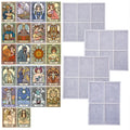 Large Tarot Card Silicone Mold Set Divination Mold Game Epoxy Resin Mold