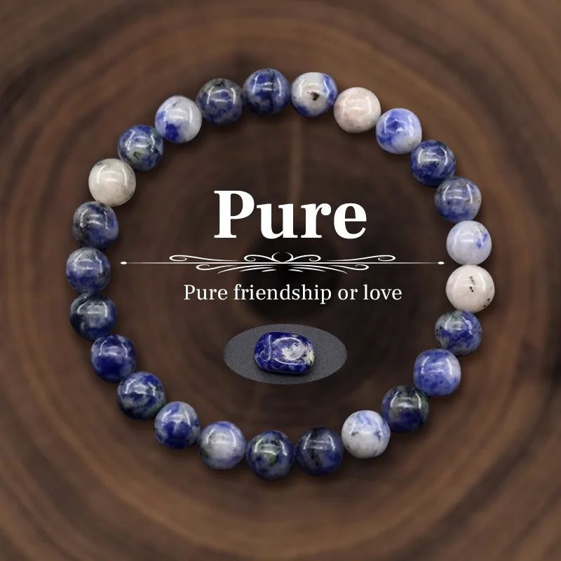 Wholesale 6 8 10mm Natural Stone Beaded Bracelets for Women High Quality Durable Jewelry Ideal for Daily Wear Social Gatherings