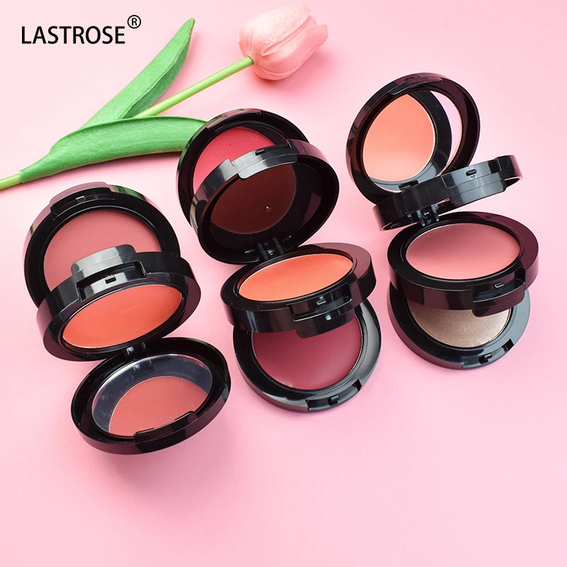 Black Blusher Packaging Mix Colors High Pigment Blush Wholesale 3 in 1 Blush Palette Powder Blush Private Label